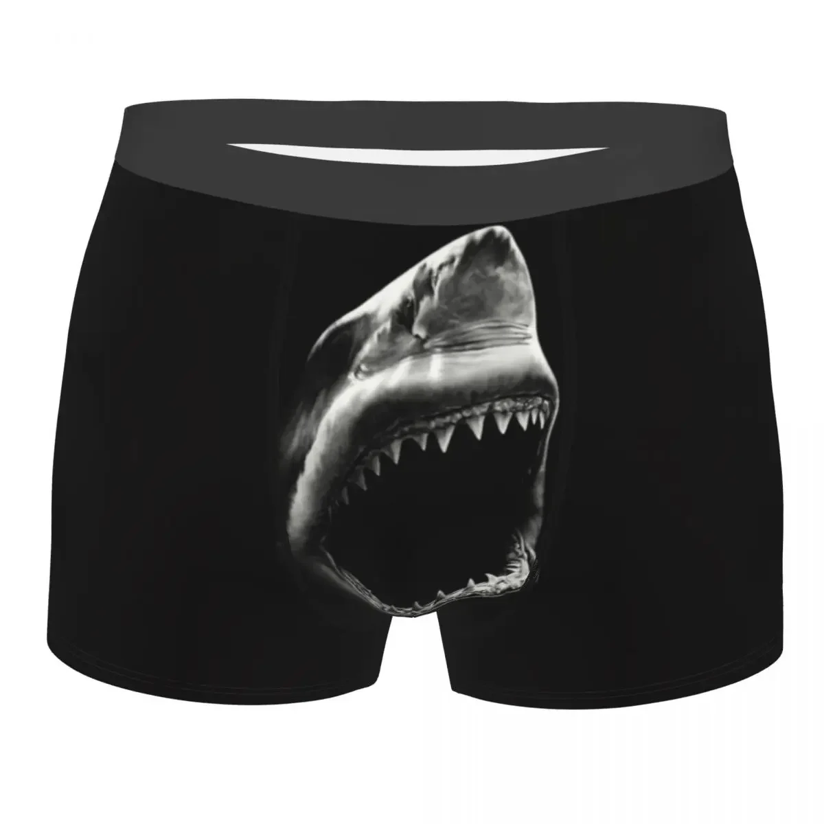 Custom Horror Shark Boxers Shorts Mens Animal Briefs Underwear Novelty Underpants