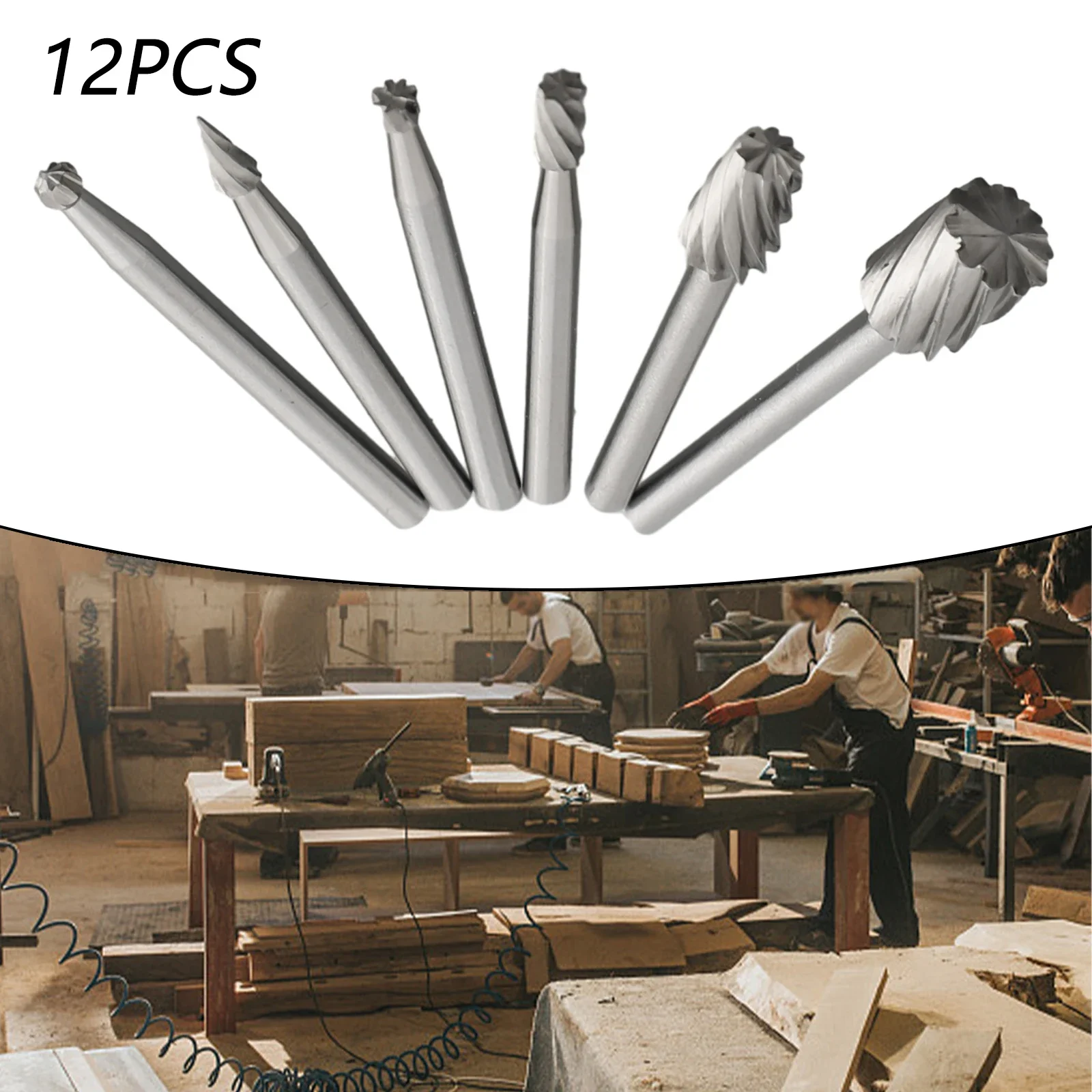 Tragbare HSS Router Bohrer Kit Gravur Tragbare Holz Metall Carving Fräsen HSS Router Bohrer Kit Marmor Metall