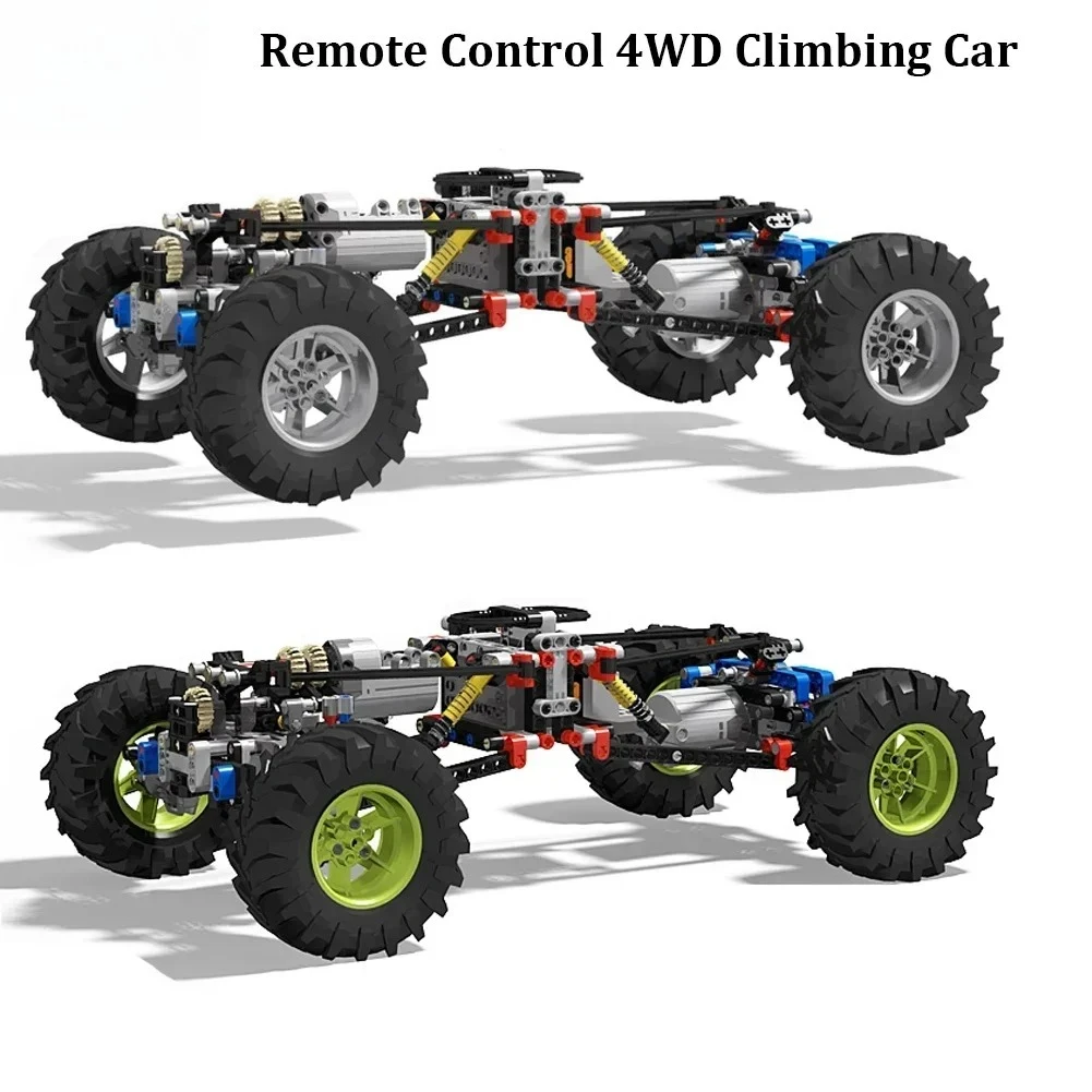 4WD Off-Road RC Auto Chassis mit elektrischer Antriebsfederung Stoßdämpfer und 8CH APP-Fernbedienung für 8882 8878 technisches DIY-Projekt