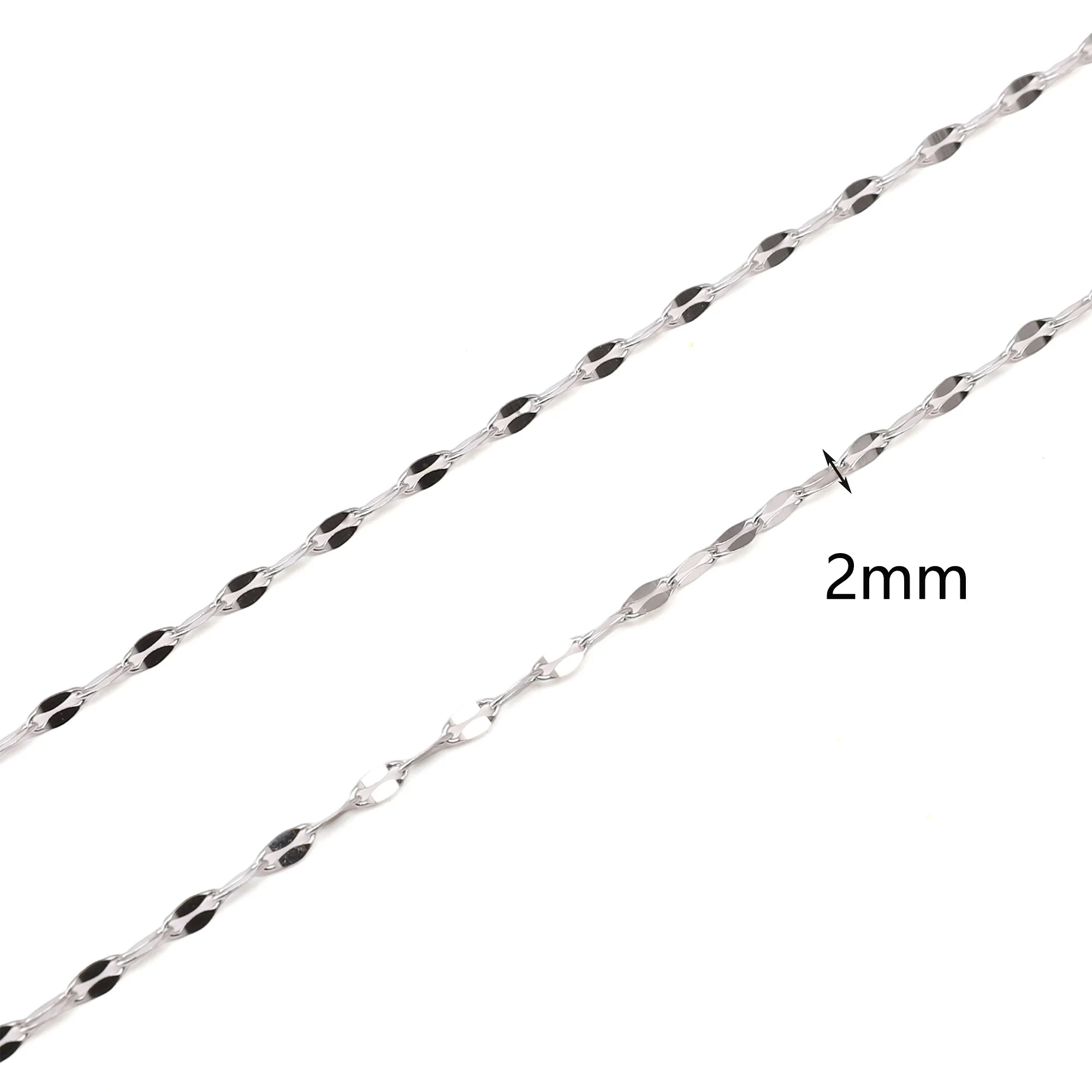 1m Stainless Steel Chain for Jewelry Making