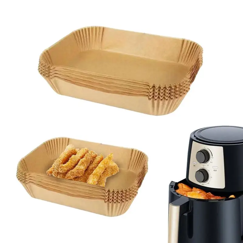 

Air Fryer Liner Rectangle Cooking Paper For Oven 150PCS Baking Paper Oven Oil-absorbing Paper Air Fryer Liners For Air Frying