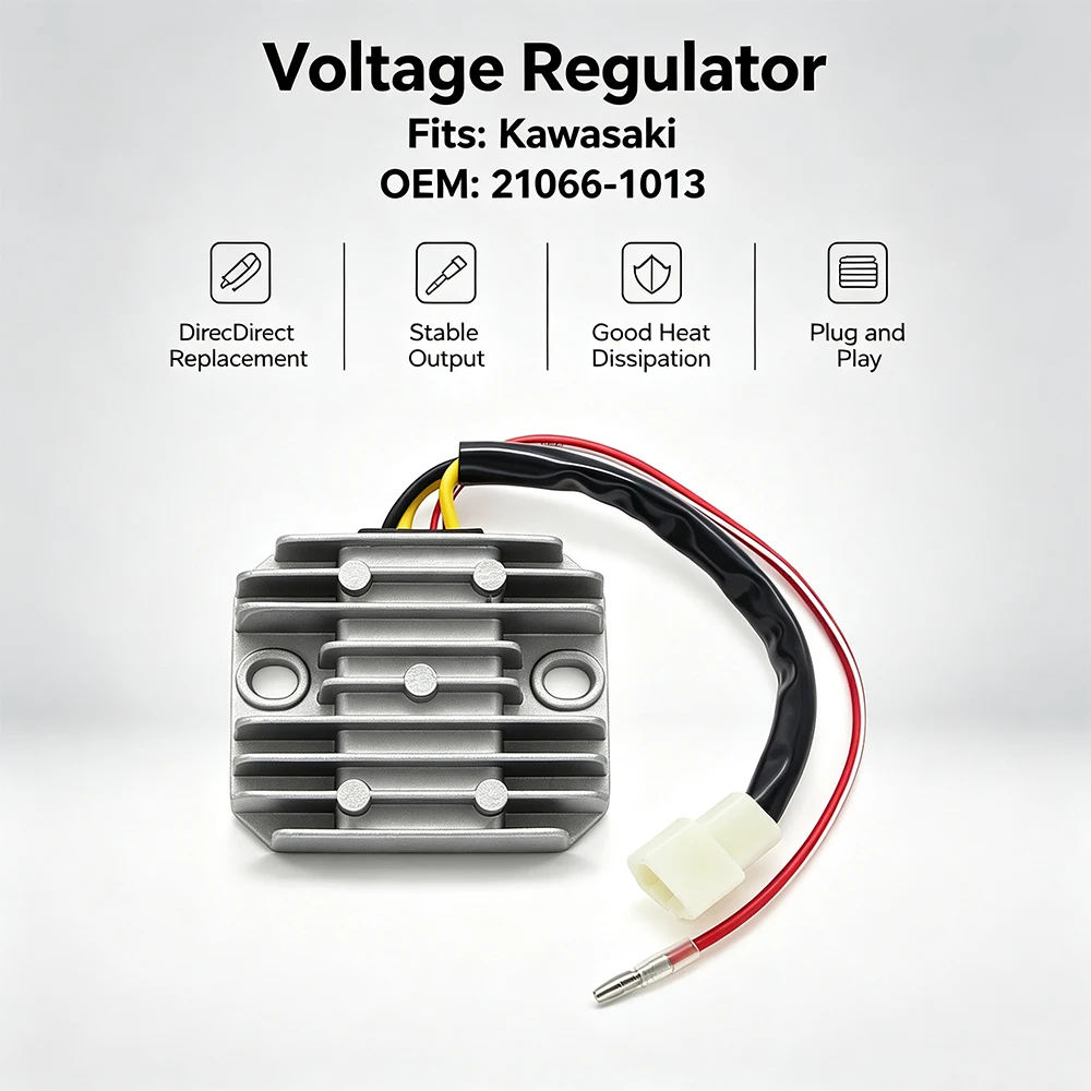 Motorcycle Voltage Regulator Rectifier For Kawasaki KZ1000 KZ250 CSR KZ200 A1 A2 KZ200 A1A KZ400 B1 B2 KZ400 C1 21066-1013