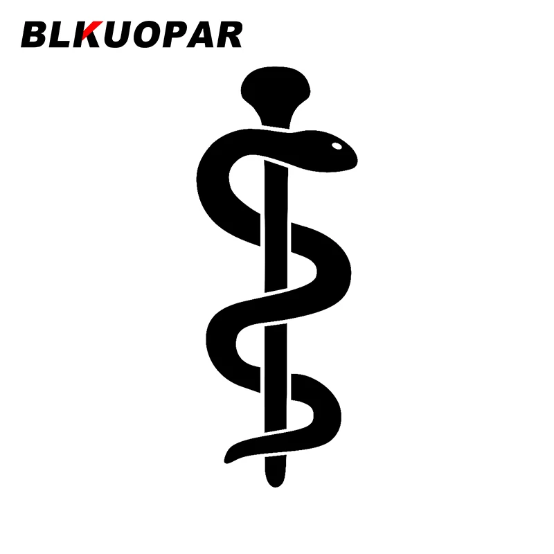 

BLKUOPAR for Aesculapian Car Sticker Creative Graphics Decal Waterproof Air Conditioner Bumper Windshield Vinyl Car Wrap