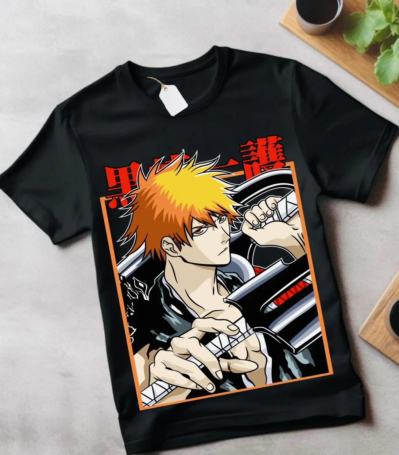 Byakuya Kuchiki T-Shirt Bleach Shirt Manga Strip Anime Graphic Tee gift shirt