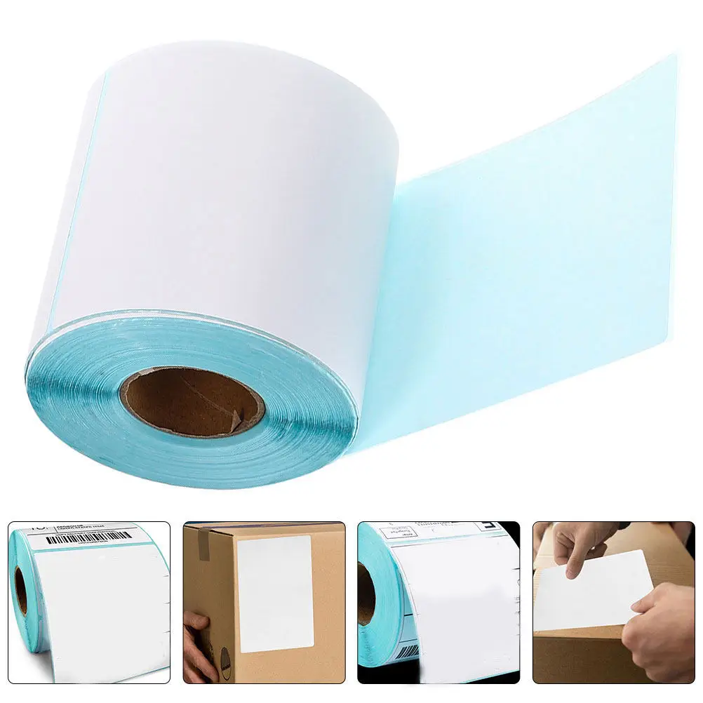 

1 Roll Thermal Label Self Adhesive Express Shipping Address Label for Courier Parcel Printing Lightweight Compact Easy to Store