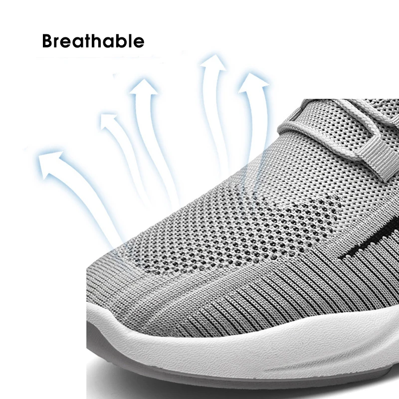 Xiaomi Youpin Sneakers Men Fashion Outdoor Walking Fly Woven Casual Shoes Shock Absorption Hard Wearing Sport Footwear 2022 New