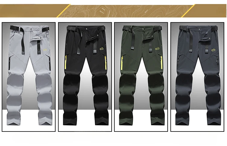 Men's Tactical Climber Pants Waterproof Wear-resistant cargo Pants Outdoor Hunting Lightweight Quick-drying Function Pants