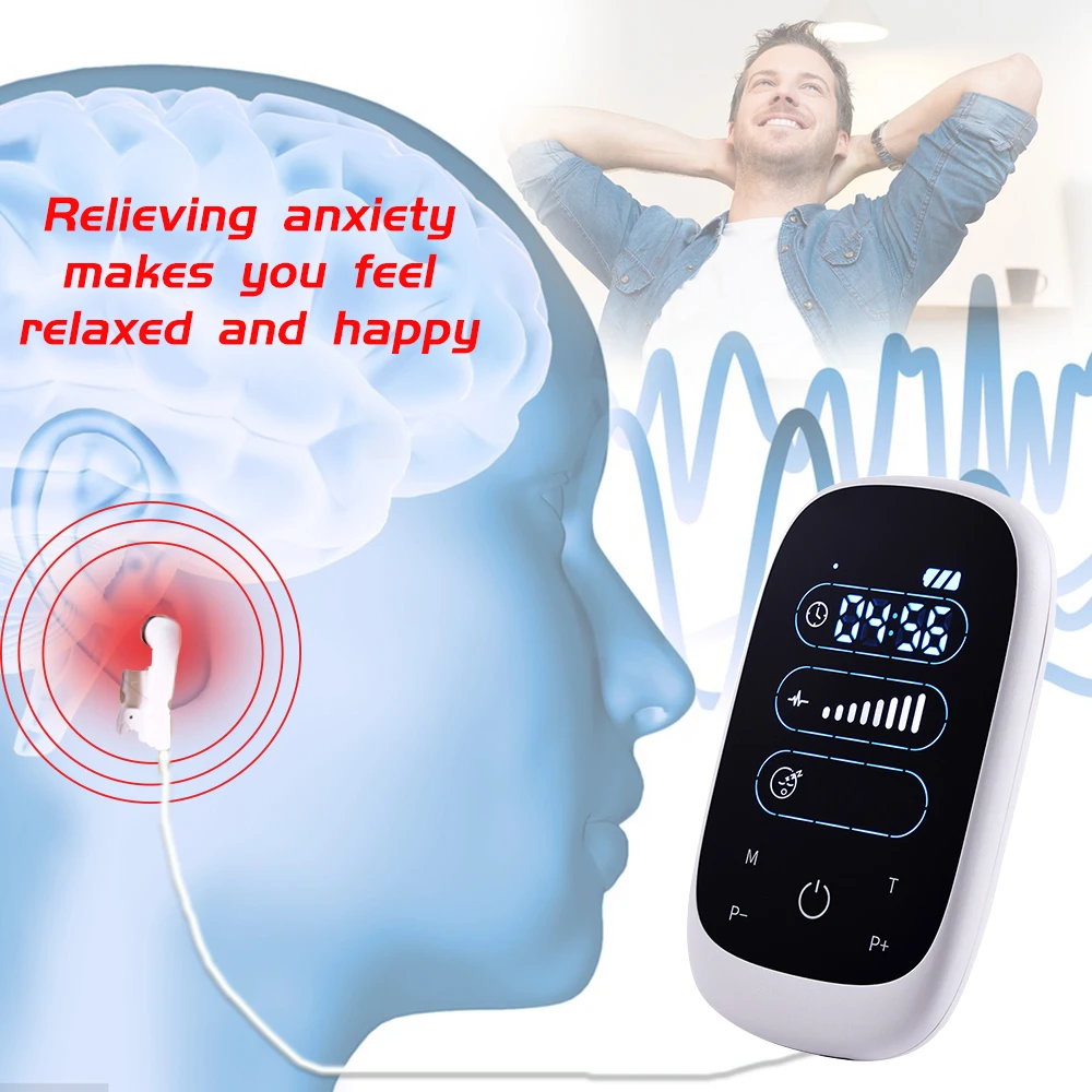 

Sleep Aid Device New ATANG CES Cranial Electrotherapy Stimulator for Anxiety Insomnia Anti Sleep Electrotherapy Alpha Stim