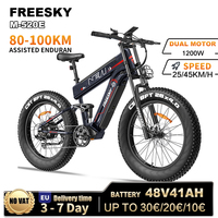 E-bike FREESKY M-520E 61 KM/H Speed 1200W Motor 48V41AH Battery 26 * Fat fire