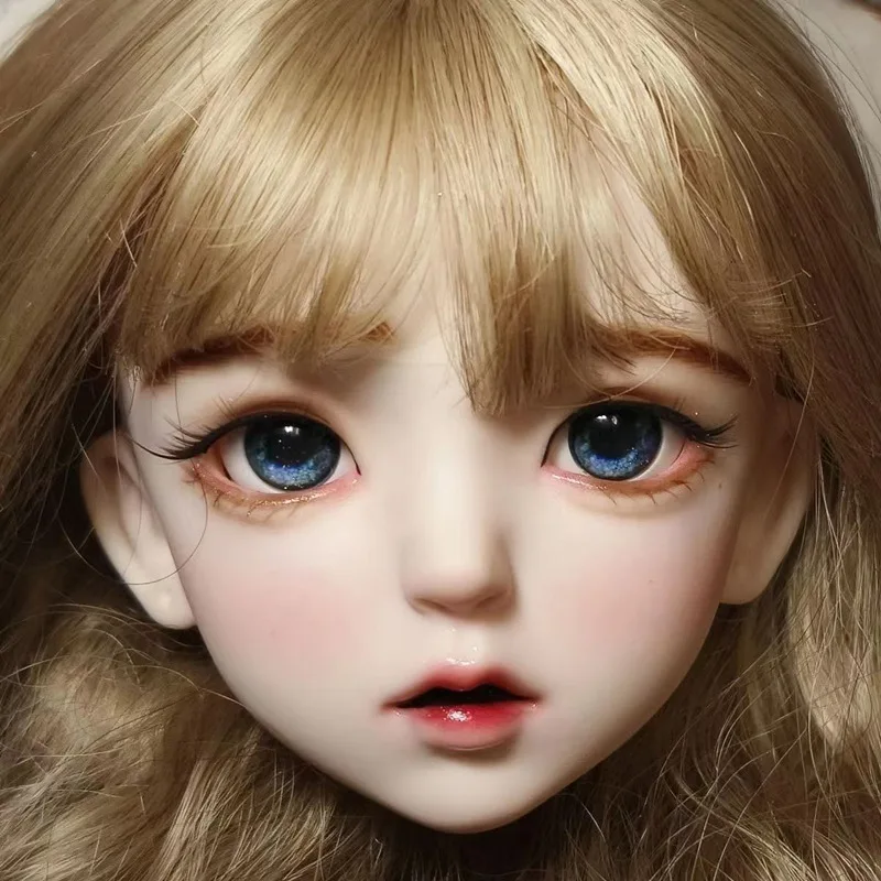 60cm Female Doll 1/3 BJD White  Skin Head Without Makeup DIY Toys for Girls