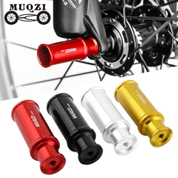 MUQZI Rear Derailleur Protector Bicycle Hub Quick Release Lights Mount Clamp Bike Lights Mount Adapter