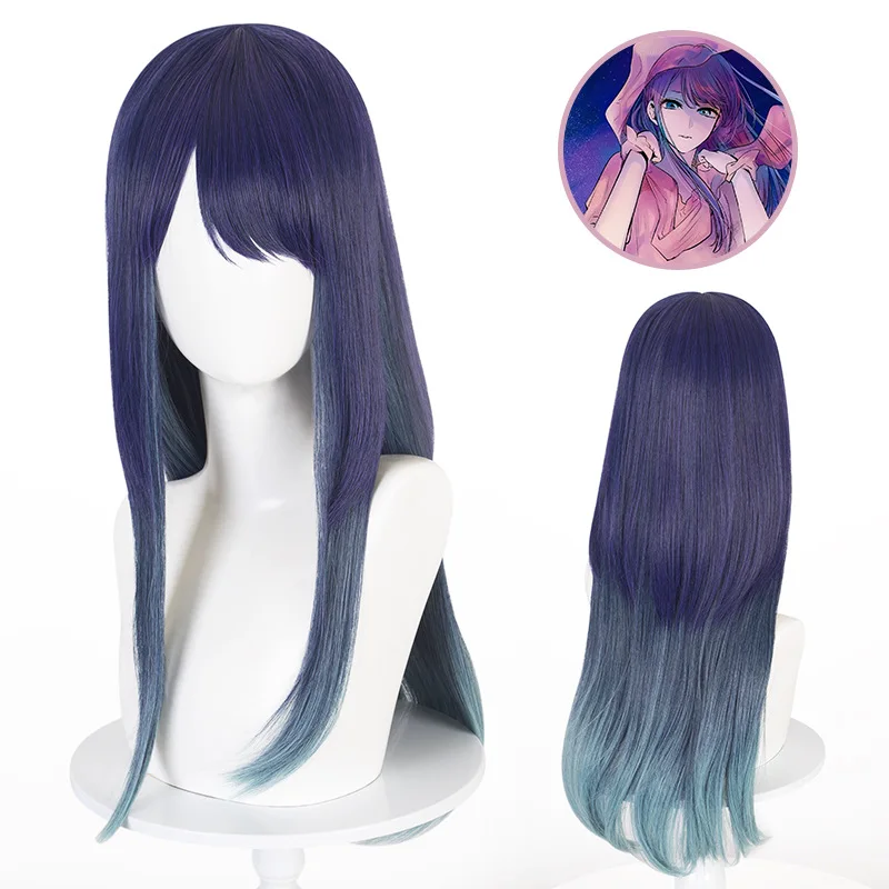 La parrucca che sono promozione è per il personaggio Akane Kurokawa con capelli lunghi e un cuoio capelluto realistico che cosplay come Kurenai.