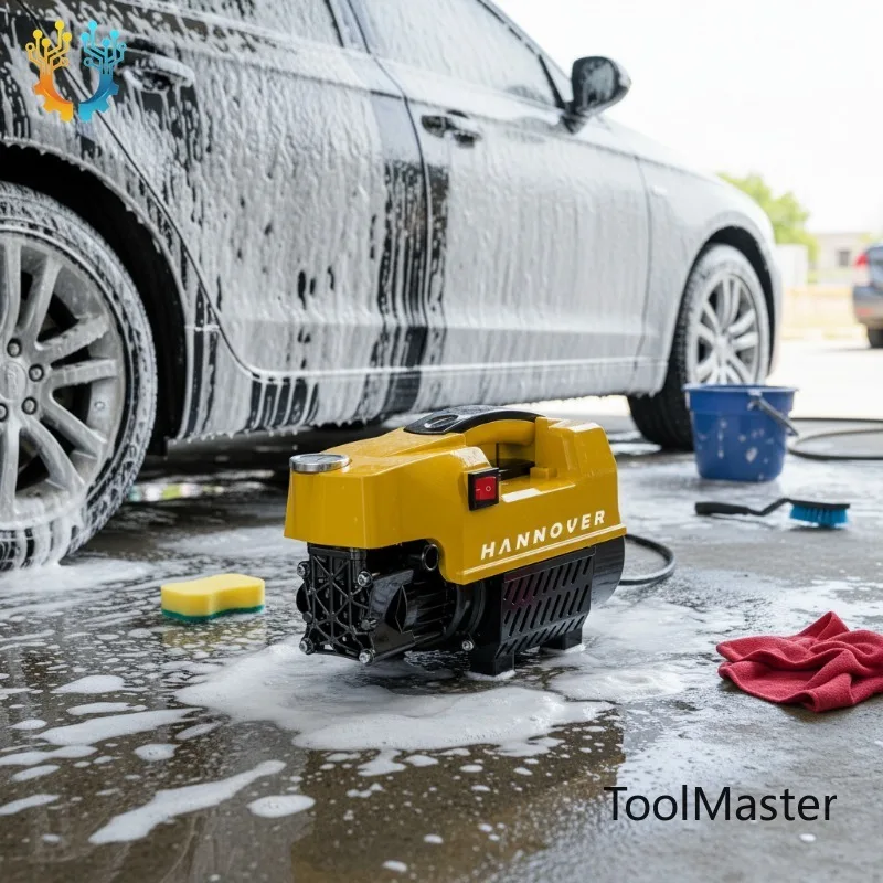 

【2026】High Pressure 220V Car Washer With Washing Gun&Water Pipe Cleaning Machine Kit