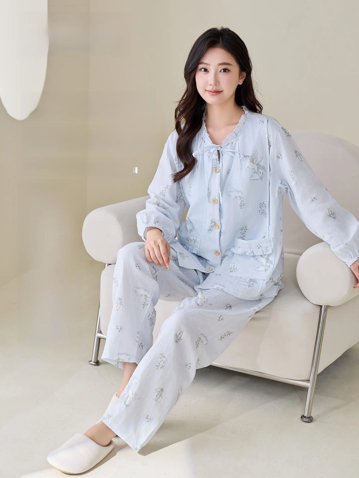 camison-de-maternidad-de-algodon-puro-ligero-para-verano-ropa-de-casa-para-mujeres-lactantes-absorbente-de-sudor-con-almohadilla-para-el-pecho-y-pantalones-largos