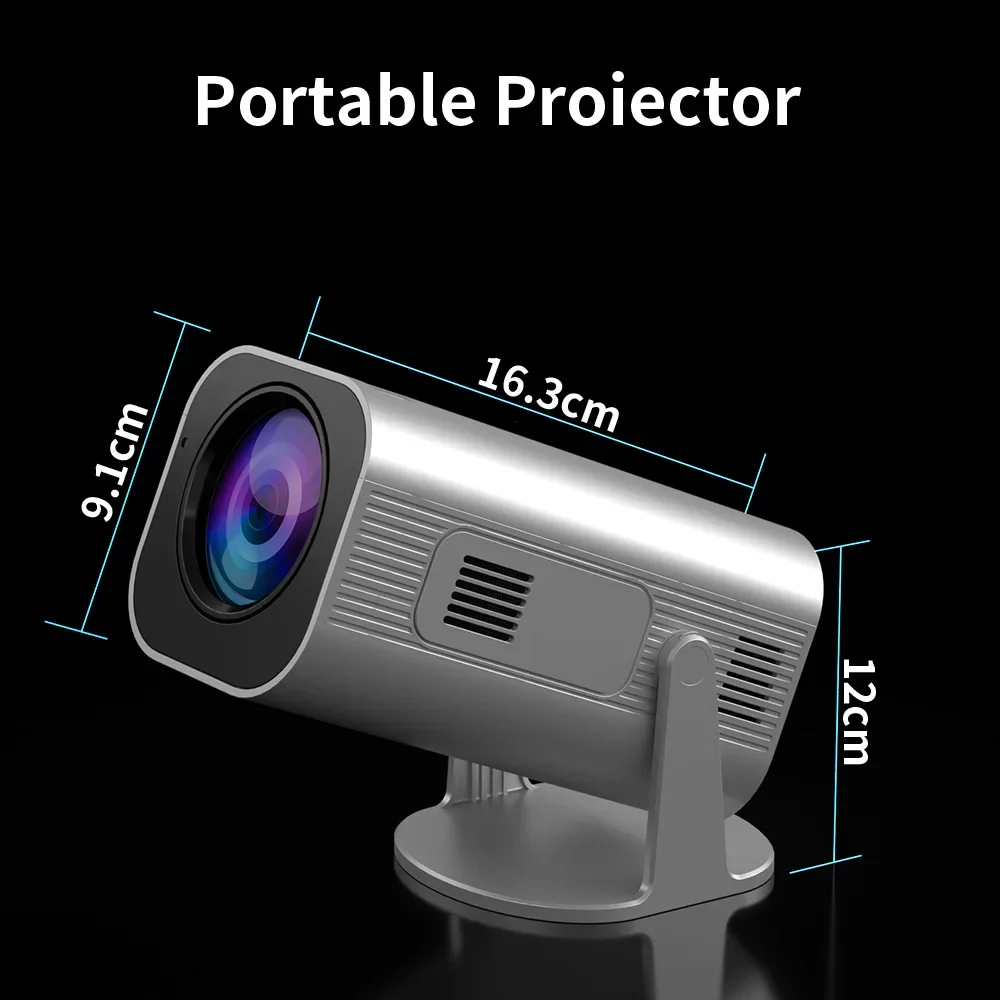 Mini Portable 1080P Native Projector Smart Home Theater LED 4K 8K Android Outdoor Video Game Mobile Pocket Phone Cinema Wifi BT