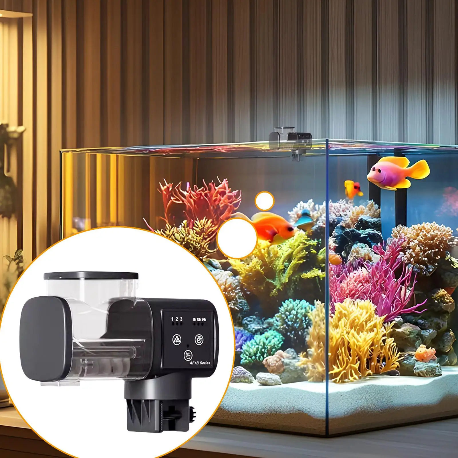 

Fish Food Vacation Feeder Automatic Waterproof Feeding Dispenser With Timer Automatic Fish Feeder For Betta Turtle Pellet