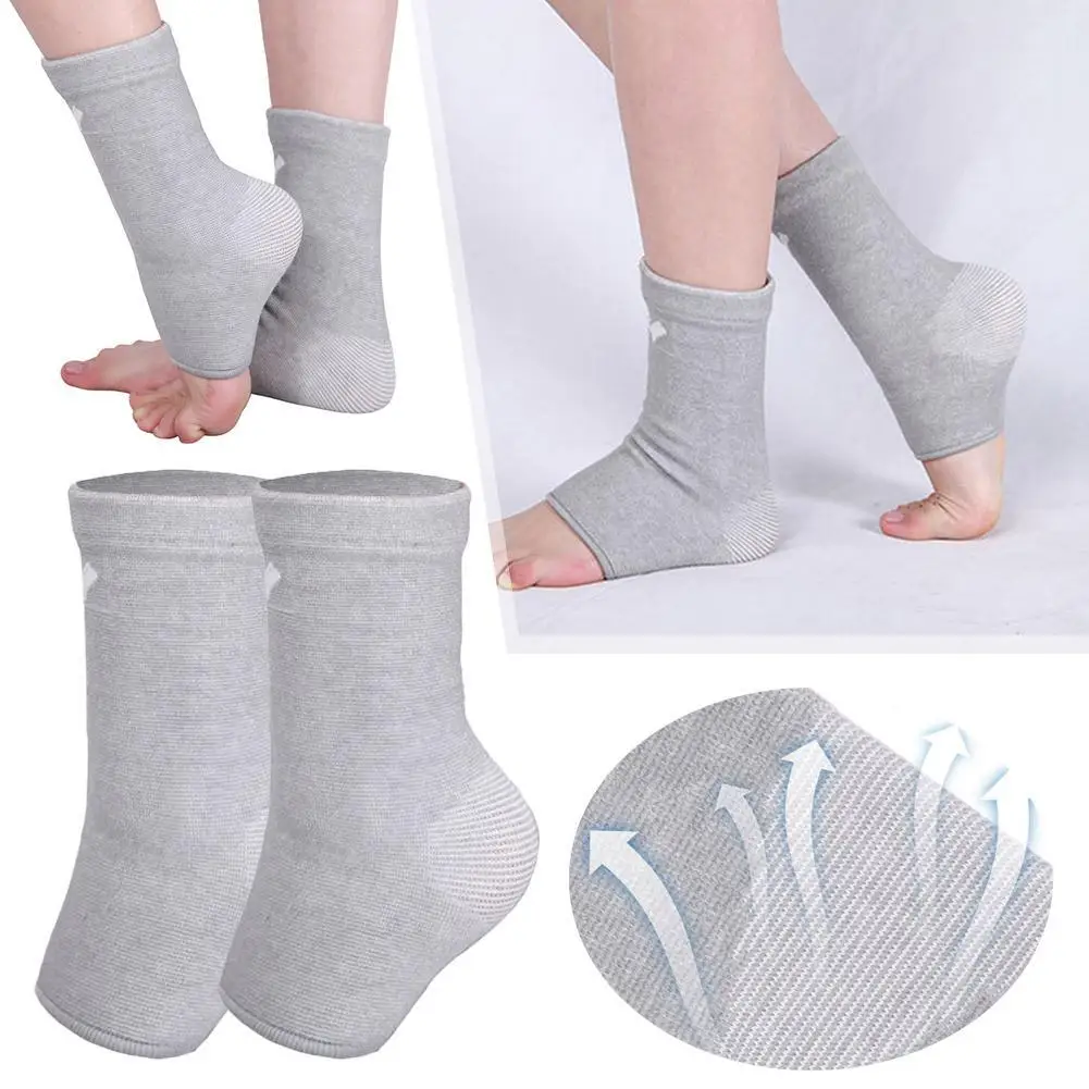 1pairs Ankle Brace Compression Sleeve For Ankle Ankle Support Sleeve Ankle Compression Sleeve For Women Foot Sleeves V4a7