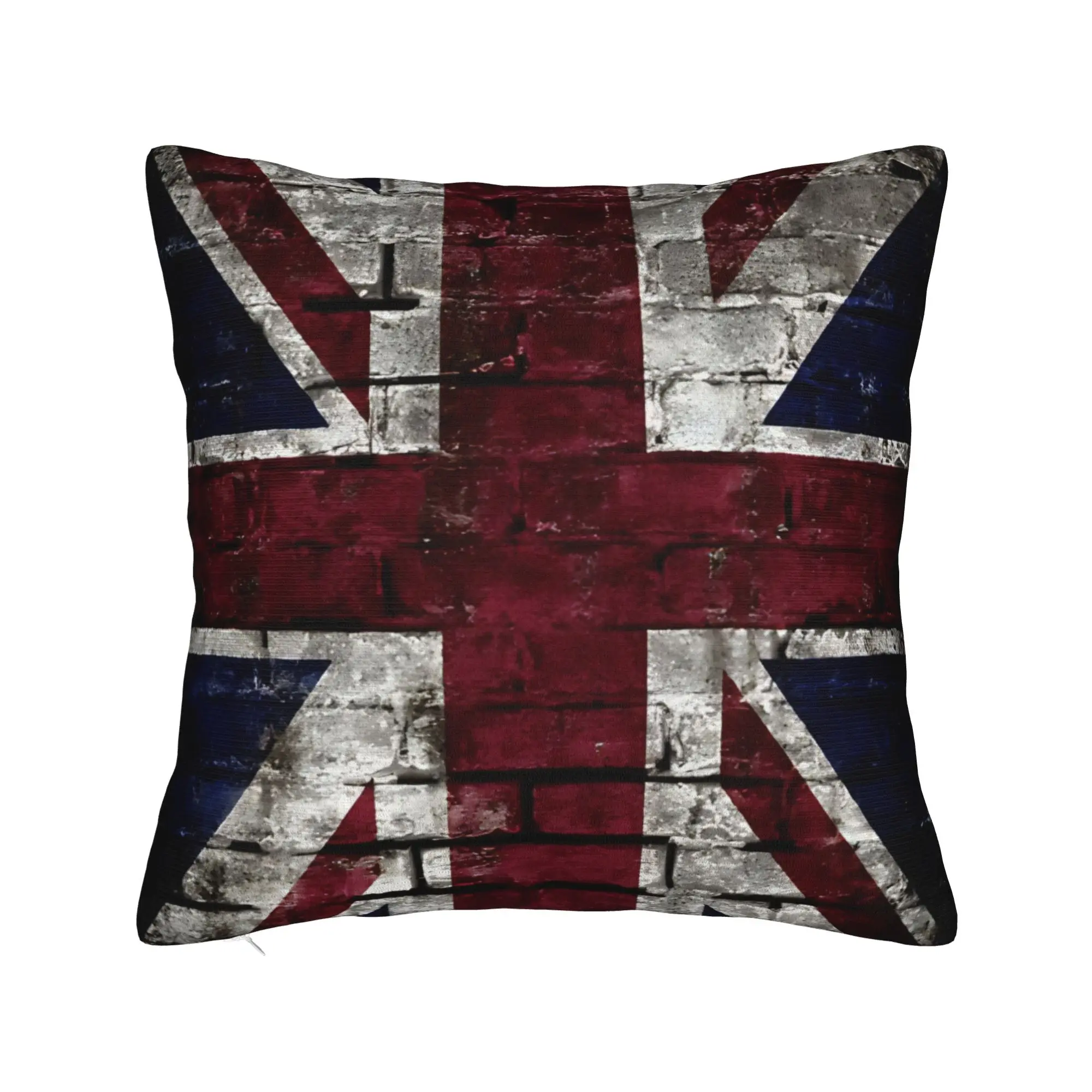 British flag UK Pillow Case  Cute Funny Pillow Cover Soft Graphic Cushion Cover Pillowcases For Sofa Bedroom Home Decor