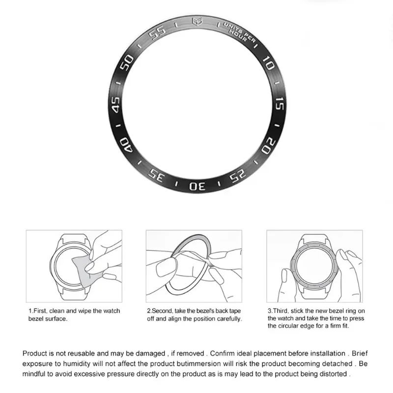 Bisel de Metal para Samsung Galaxy Watch 4/5/6/7 40mm 44mm marco de escala de tiempo de velocidad anillo protector reloj 6/4 clásico 47/43mm 46/42mm
