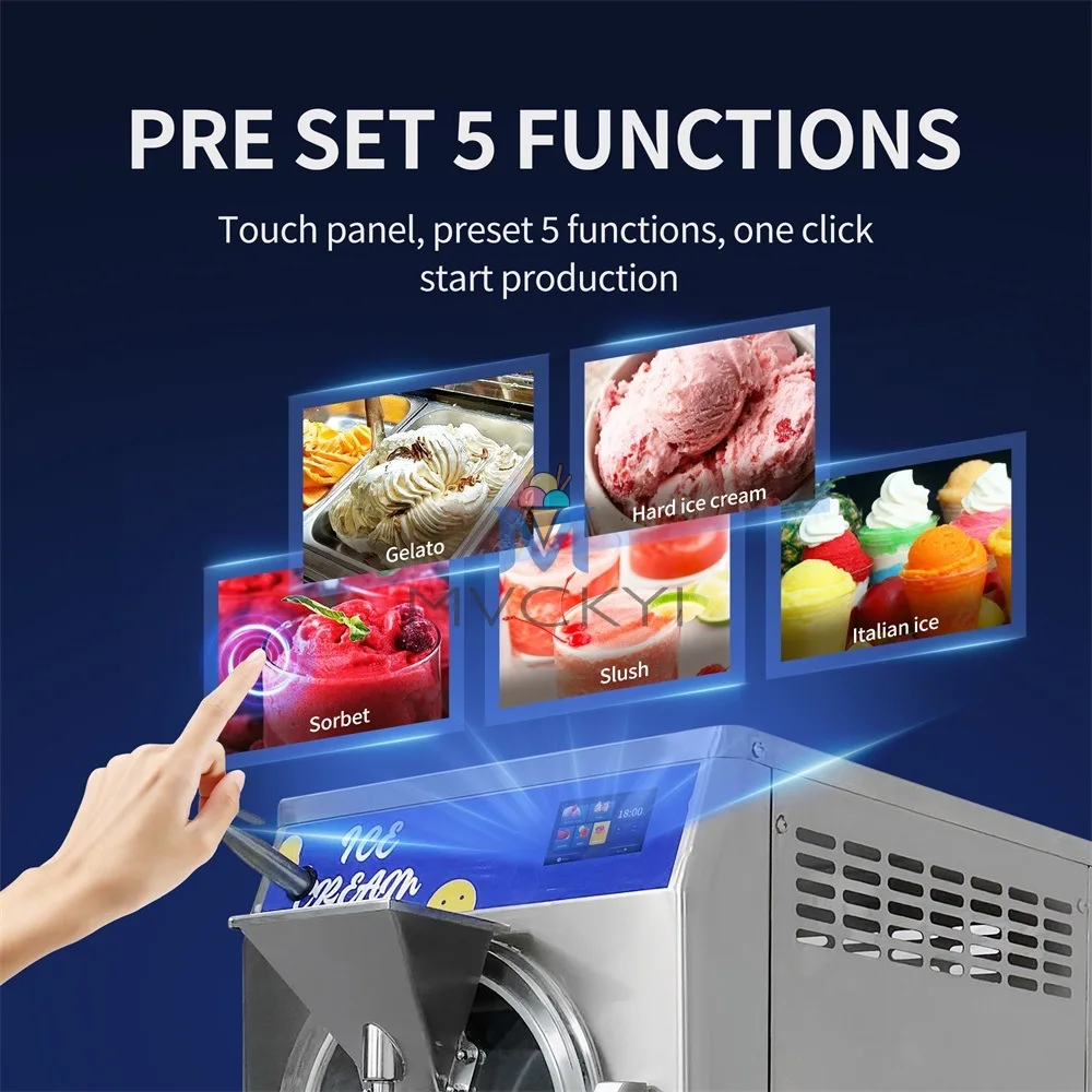 160L/H vertical, commercial ice cream machine, suitable for tea restaurant equipment