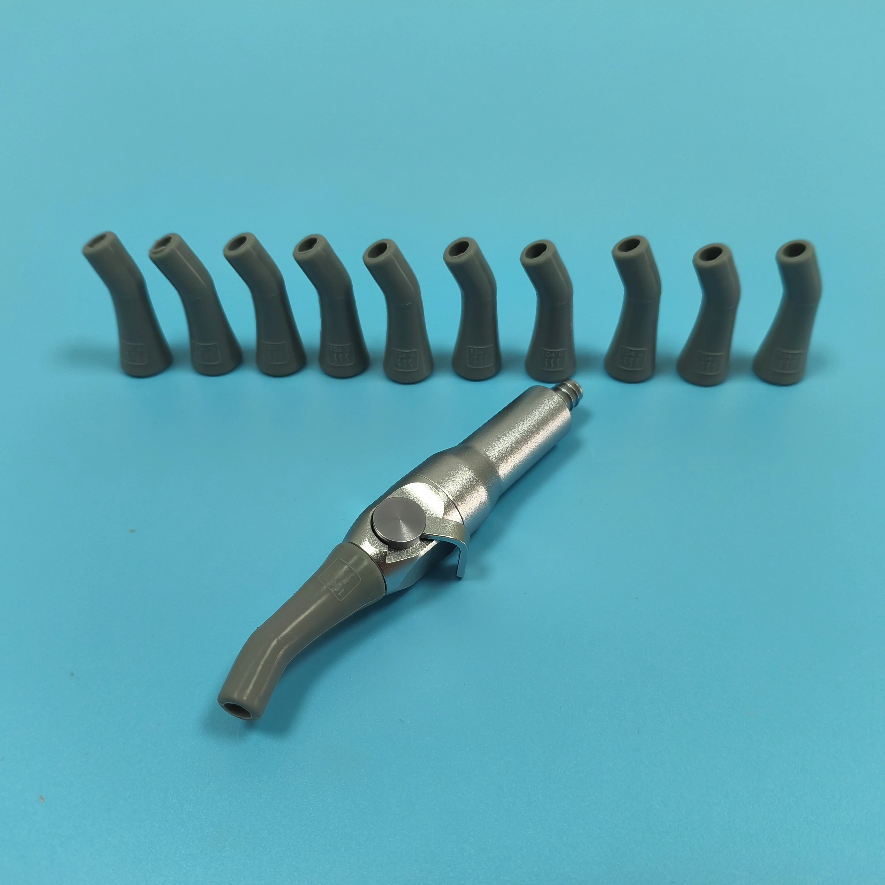 

Dental 7mm Upgraded Weak Suction Handle – Autoclavable Universal Saliva Swivel Sucker Metal Tips