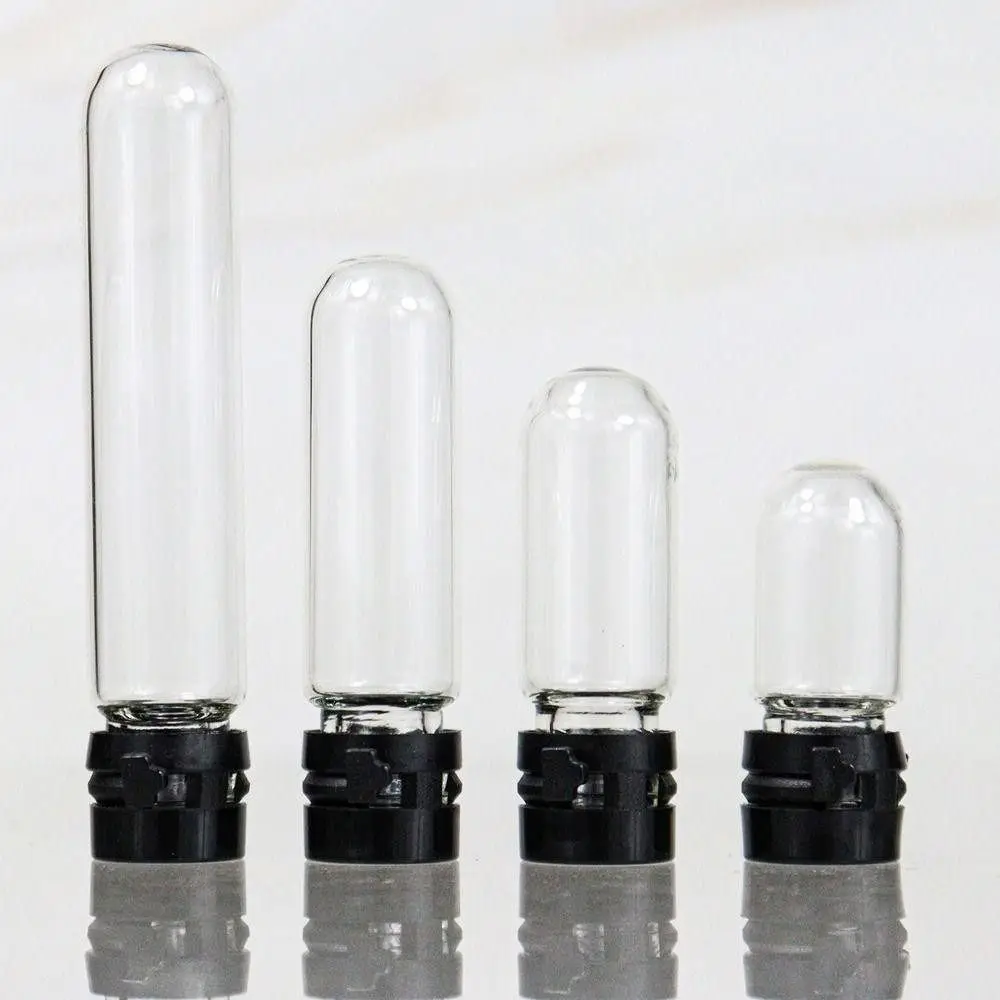 10pcs 1.5/2/3/5ml Mini Refillable Bottle Transparent Powder Solid Storage Empty Sample Vial Lab Experiment Supplies