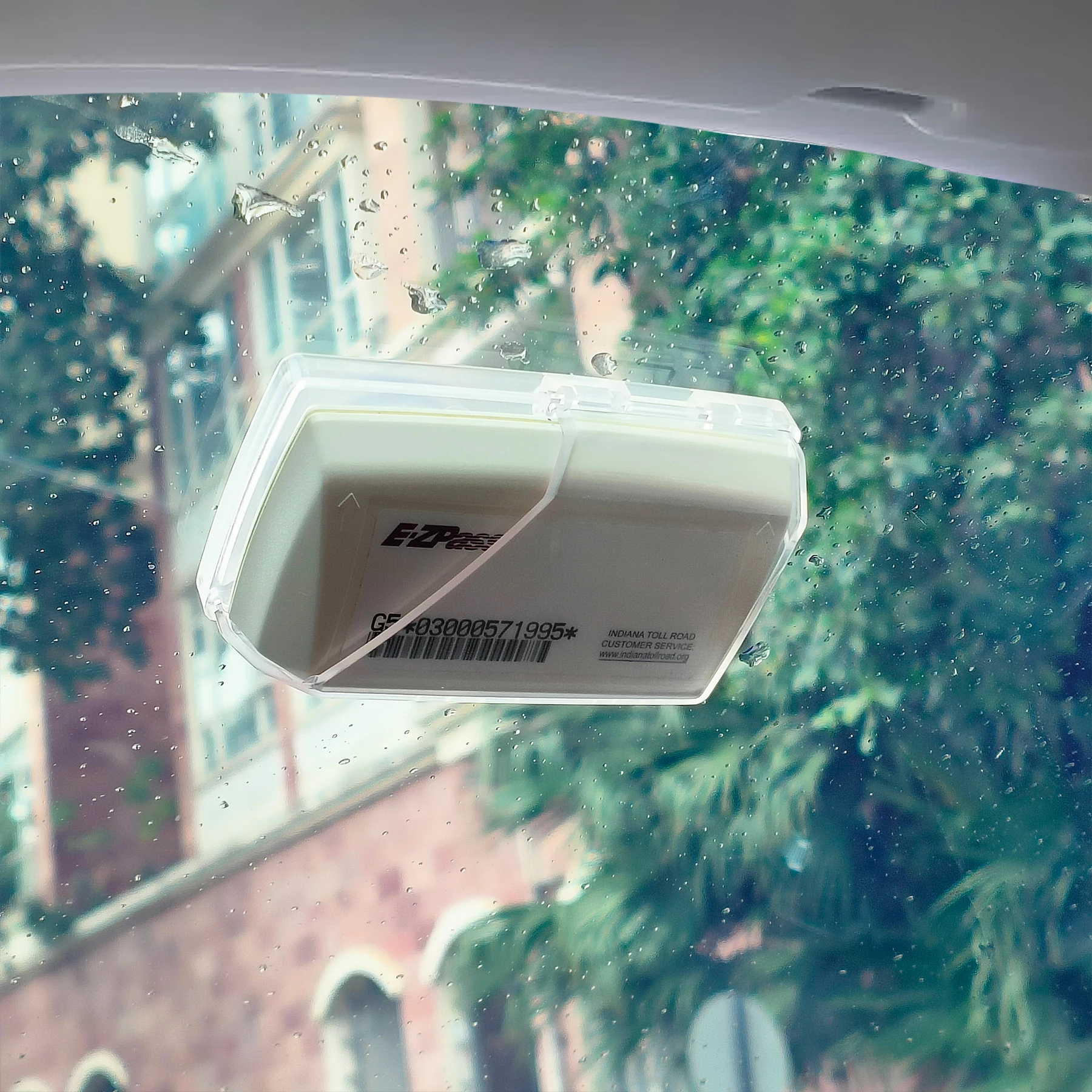 Robuster EZ-Pass-Halter für Windschutzscheibe der USA-Version mit leistungsstarken Saugnäpfen – montieren Sie Ihren Woll-Pass-Transponder sicher – Detail 3