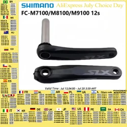 SHIMANO SLX M7100 XT M8100 M9100 M6100 12s MTB Crankarm Mountain Bike Bicycle1x12Speed 165mm170mm175mm MT801 Bottom Bracket