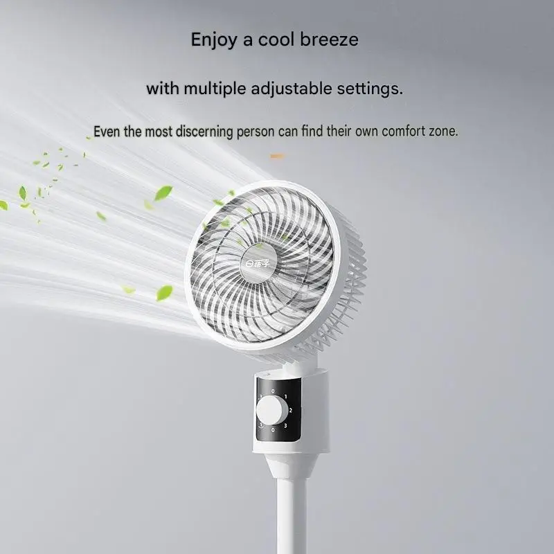 Quiet Energy Saving Oscillating Air Circulator Floor Fan Air Circulation Fan Desktop/Vertical Fans Air-conditioning Ventilator