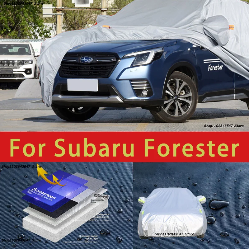 

For Subaru Forester Car protective cover, sun protection, cooling protection, car clothing, car paint protection auto