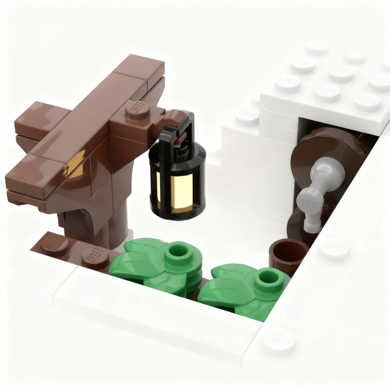 768ピース MOC 中世のフレームハウス モジュール式街並み 城 モデル 組み立てブロック 建築玩具 クリスマスギフト ブロック キッズ