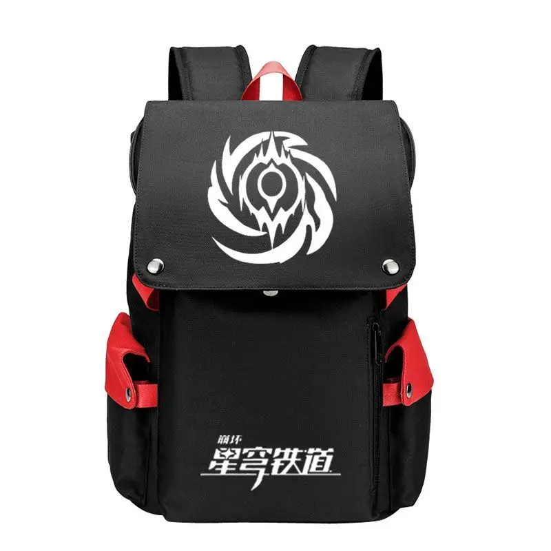 Anime Honkai Impact 3 Book For Middle And High School Students Star Rail Advance March 7 Double Shoulder Bag Trendy Large Anime