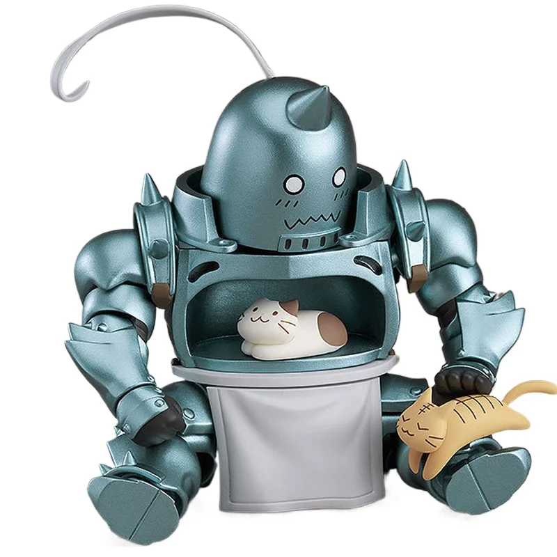 Figurka akcji GSC Fullmetal Alchemist Alphonse Elric, mini robot w pancerzu, zabawki dla dzieci, prezenty urodzinowe.