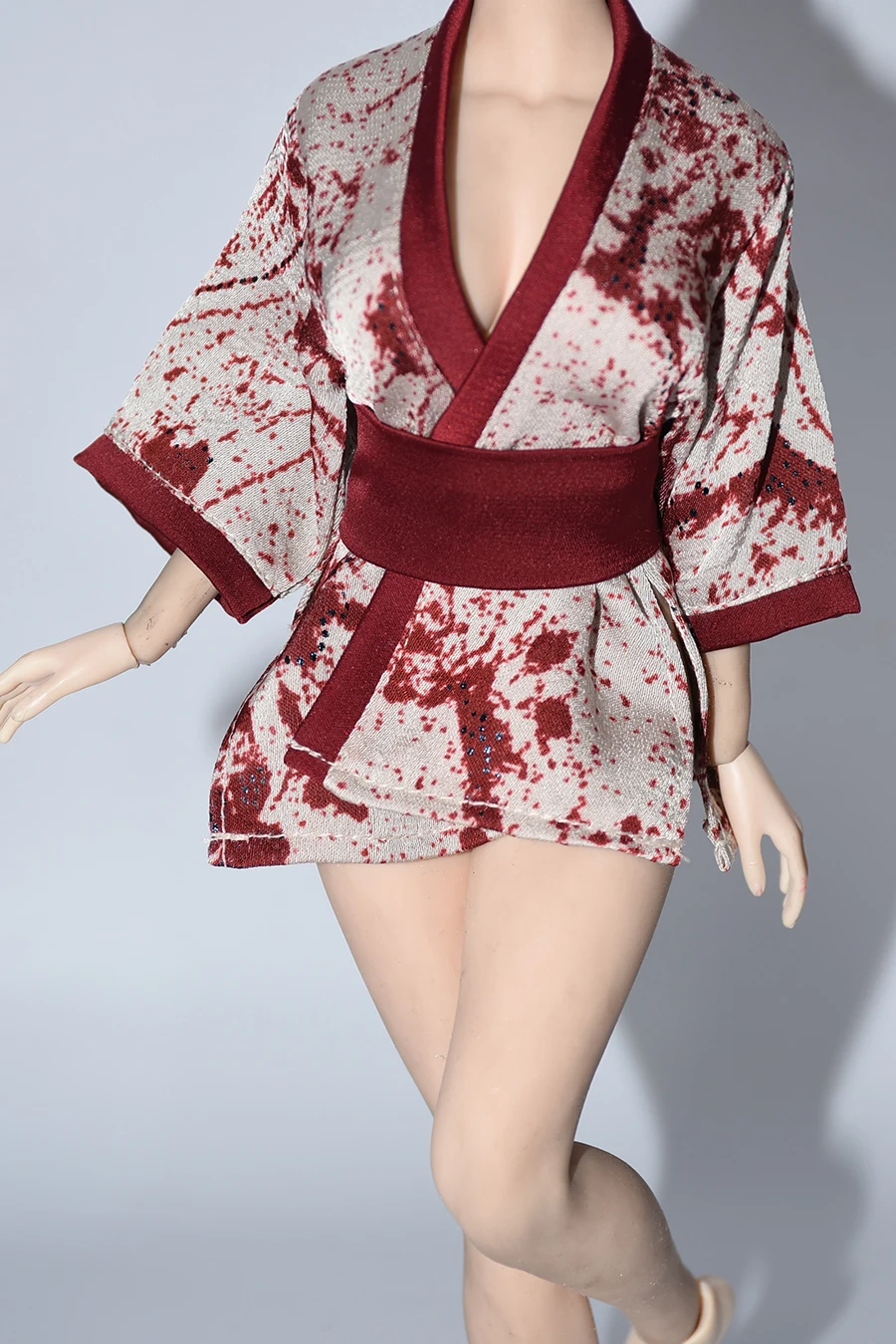 tbleague 1/6 Scale Female Soldiers' Chinese Style New Strap Casual loose Morning Robe Bathrobe Fit 12 inch Action Figure Body