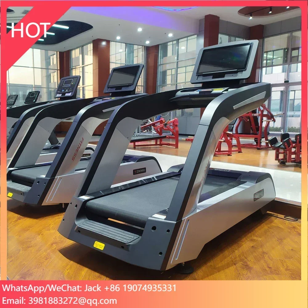 Big Screen Cardio Gym Equipment Fitness Sports Running Machine Treadmill Commercial Treadmill
