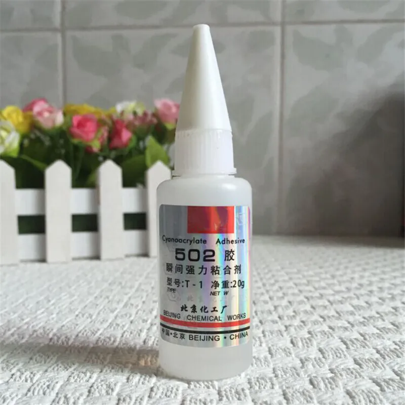 502 Super Glue Metal Plastic Ceramic Acrylate  Instant Strong Adhesive Quick Dry Glue Office Supplies