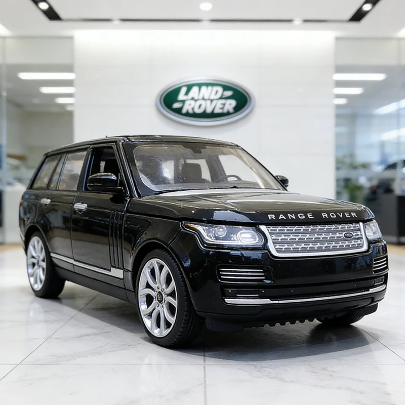 1:24 Range Rover SUV Legierungsauto, Druckguss- und Spielzeugfahrzeuge, Automodell, Miniaturmodellauto für Kinder