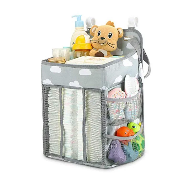 large-capacity-bedside-nappy-storage-hanging-bag-multifunctional-bedside-storage-bag-baby-stroller-hanging-bag