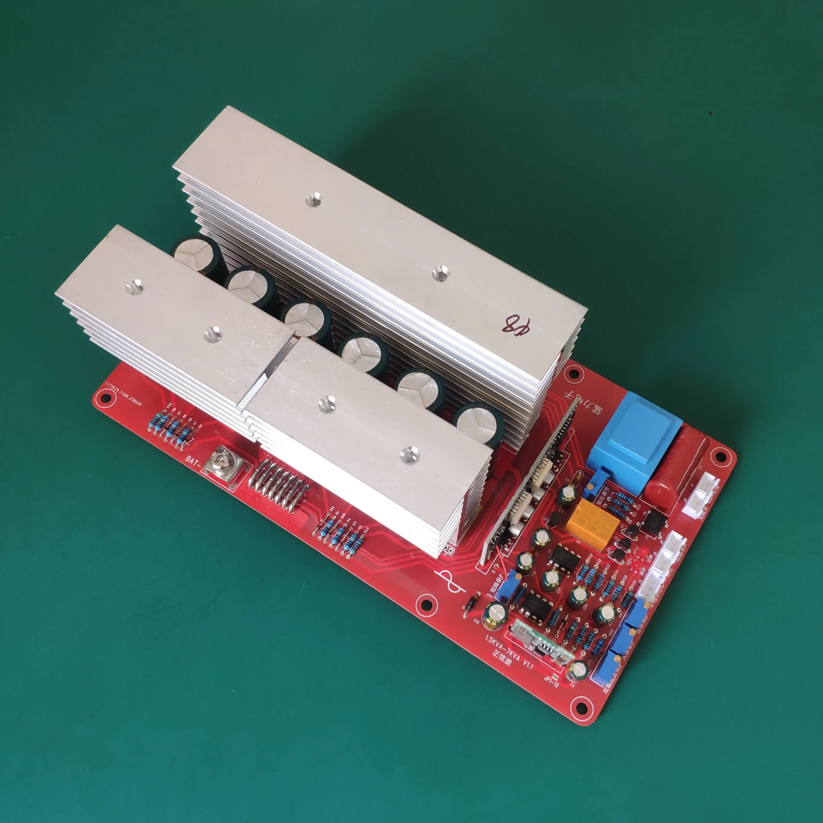 Low Frequency Pure Sine Wave Inverter Mainboard, 12 MOSFETs, DC 12V 24V 36V 48V 60V 72V DIY Power Conversion PCB Circuit Board