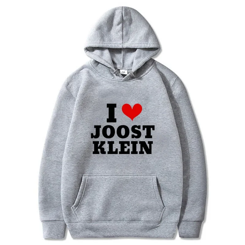 

Men Hoodie I Love Joost Klein Printed Funny Graphic Pullover Vintage Hip Hop Men Clothing Harajuku Female Clothes Top