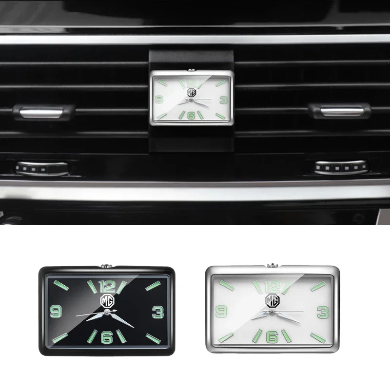 Car Clock Luminous for MG Emblem ZS ZX ZR TF EZS GT Hector HS MG3 MG5 MG6 MG7 RX5 RX8 Electronic Watch Quartz Watch Accessories