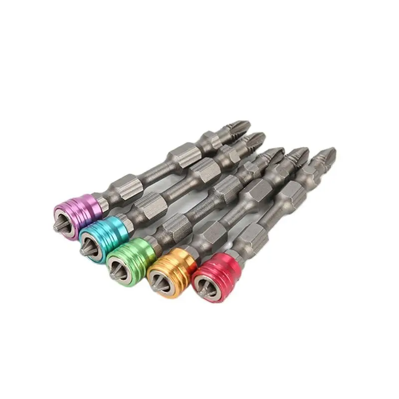 Juego de puntas de destornillador de 10 piezas, tornillo eléctrico hexagonal, mangnetico, Cruz, doble cabeza, herramientas para paneles de yeso