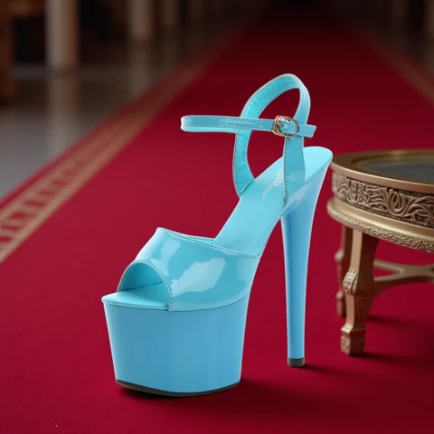 Zapatos de Pole Dance para mujer, Sandalias de tacón alto con plataforma de 15 y 17 CM, sexys, para fiesta, boda, 2022