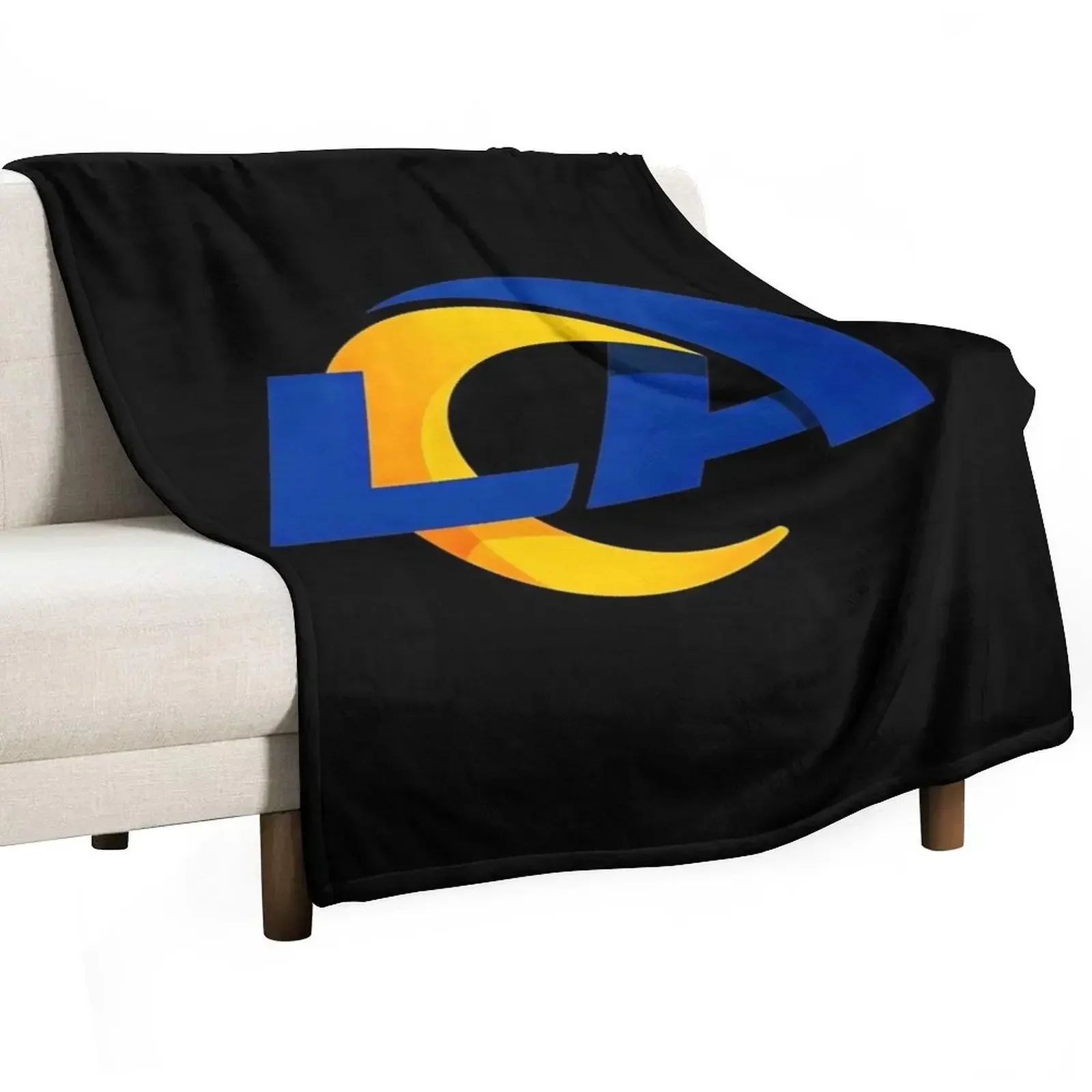 

Retro Sport - Rams Throw Blanket sofa bed warm winter Furry Hair Blankets