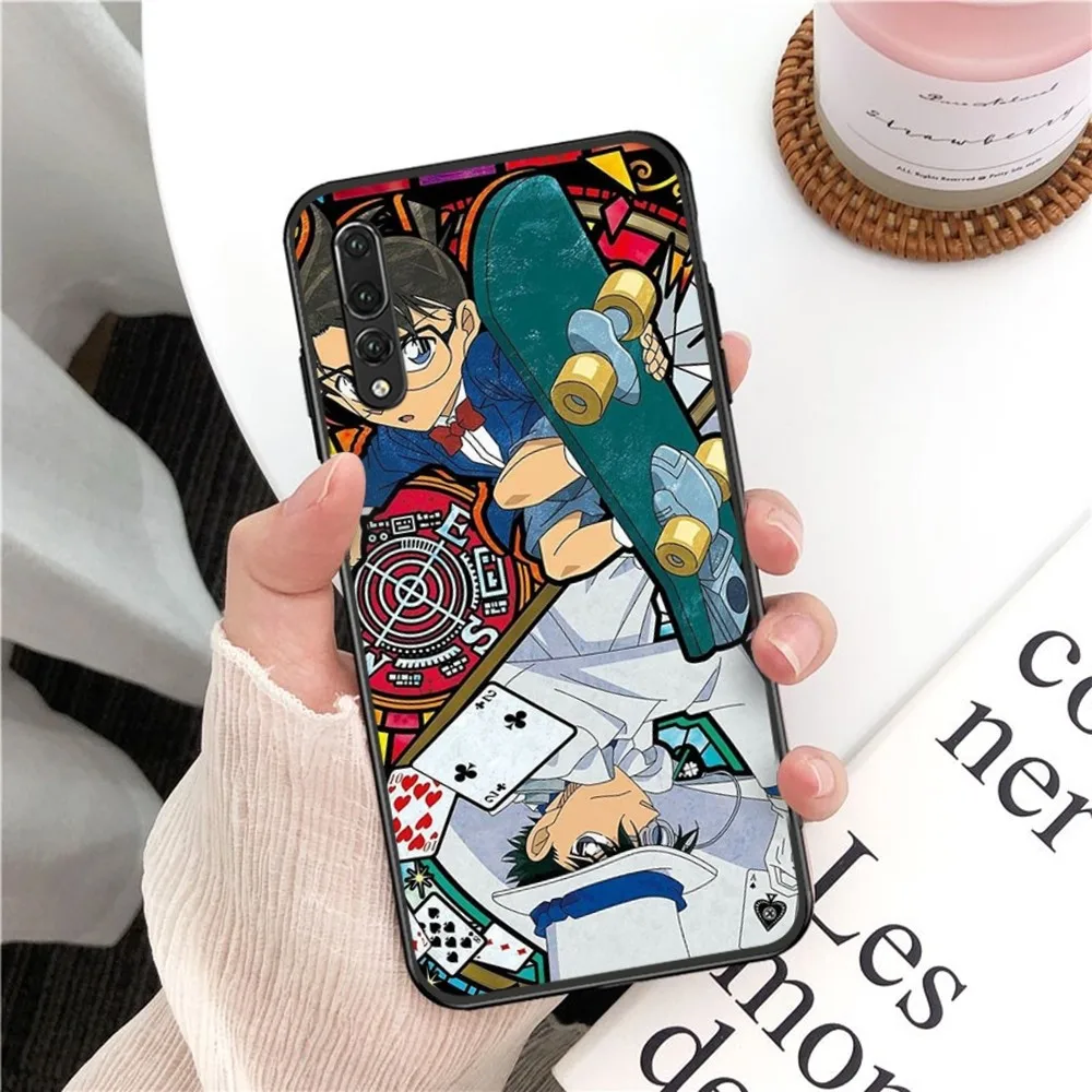 Japanese Cartoon D-Detective C-Conan Phone Case For Huawei P 8 9 10 20 30 40 50 Pro Lite Psmart Honor 10 Lite 70 Mate 20lite