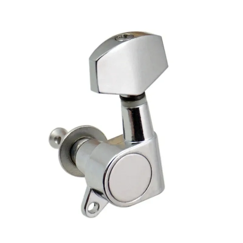 6 Stück versiegelte, verriegelbare Gitarrensaitenstimmwirbel, 3L3R, Stimmmechaniken, Akustikgitarren-Stimmwerkzeug-Set für 6-saitige Gitarren – Detail 11