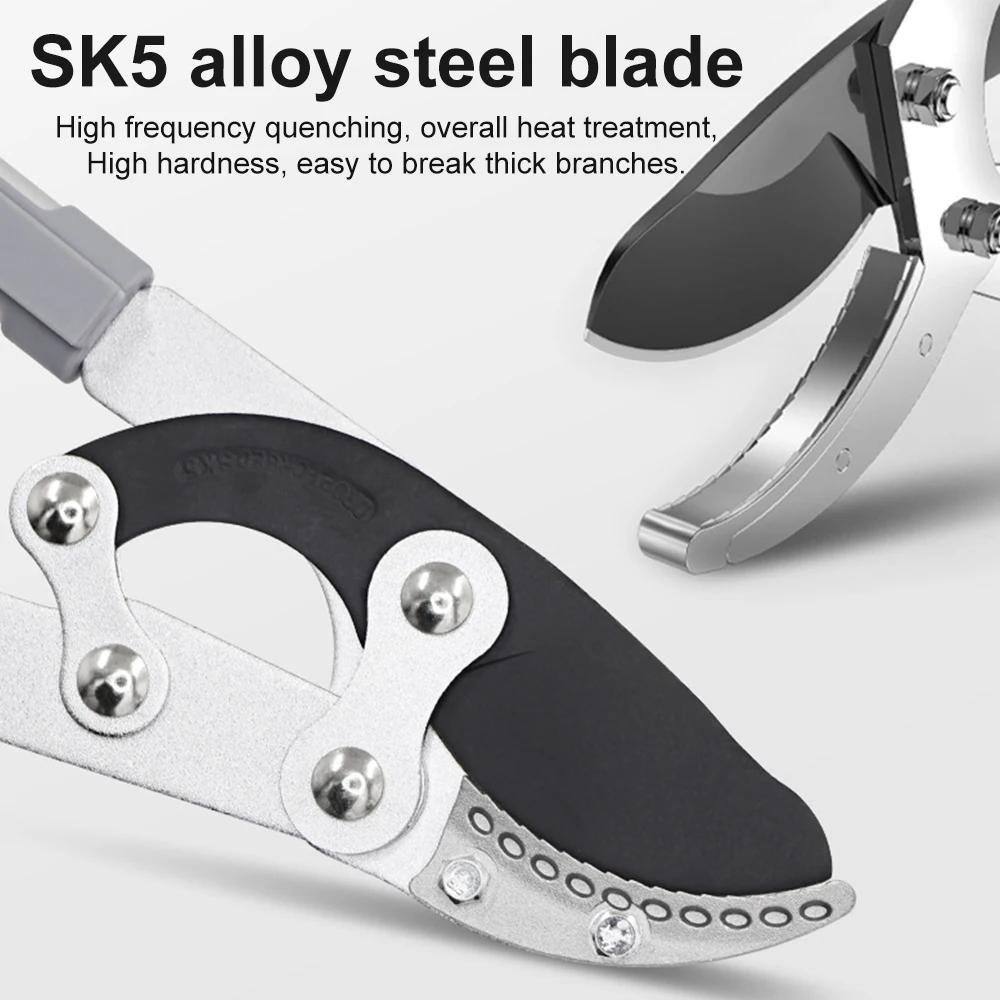 SK5 High Carbon Steel Extendable Pruning Heavy-duty Scissors Rough Branch Pruning Fruit Tree Scissors