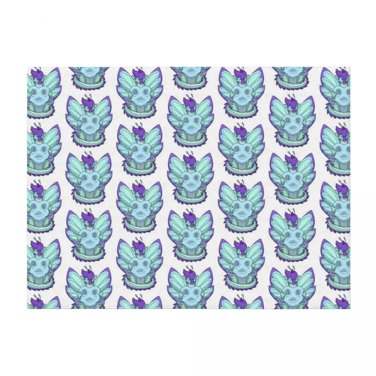 بطانيات بطانية رمي بريتزل باللون الأزرق للطفل بطانيات منقوشة واحدة للشتاء الدافئ #2