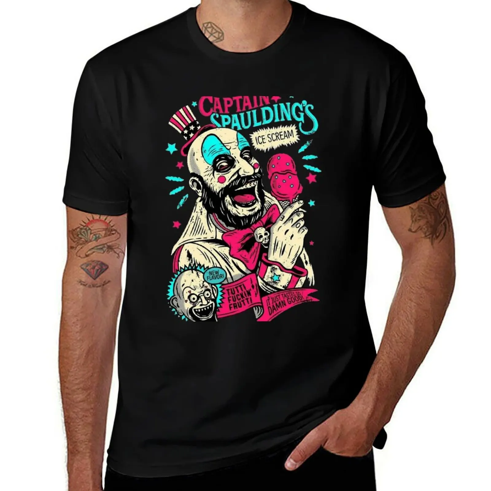 Captain Spaulding Hous T-Shirt Anti-Perspiration Workout Top T-Shirt