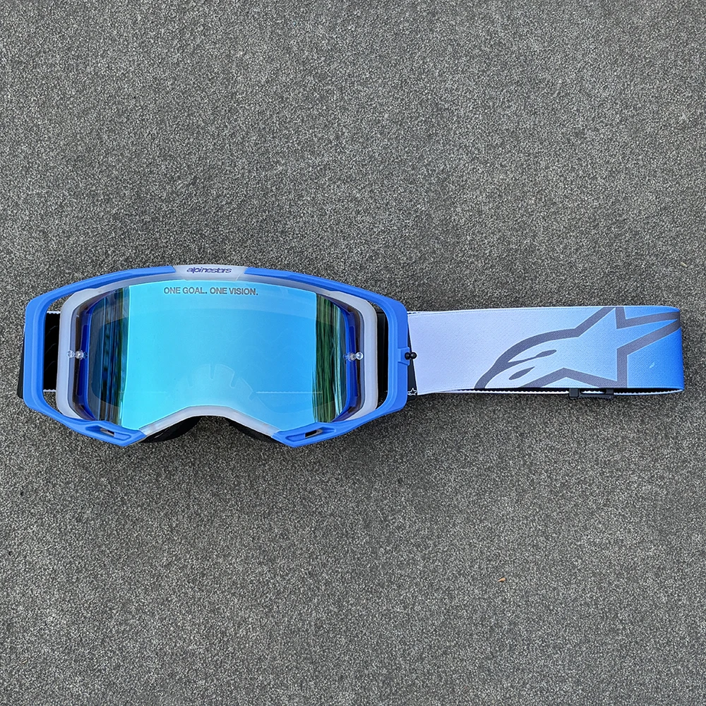 Neueste Motorradbrille mit HD-Gläsern, Winddichte Sportbrille für Motocross, MTB, ATV, Radsport, Rennen, Offroad, UV400-Schutz Sonnenbrille – Detail 5
